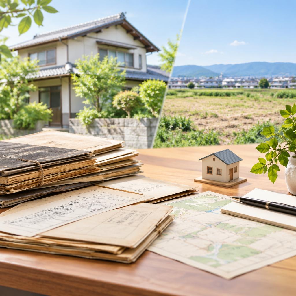 相続した実家や土地、売却を考え始めたら。遠方でも、古い書類しかなくても、今分かることから一緒に整理します。