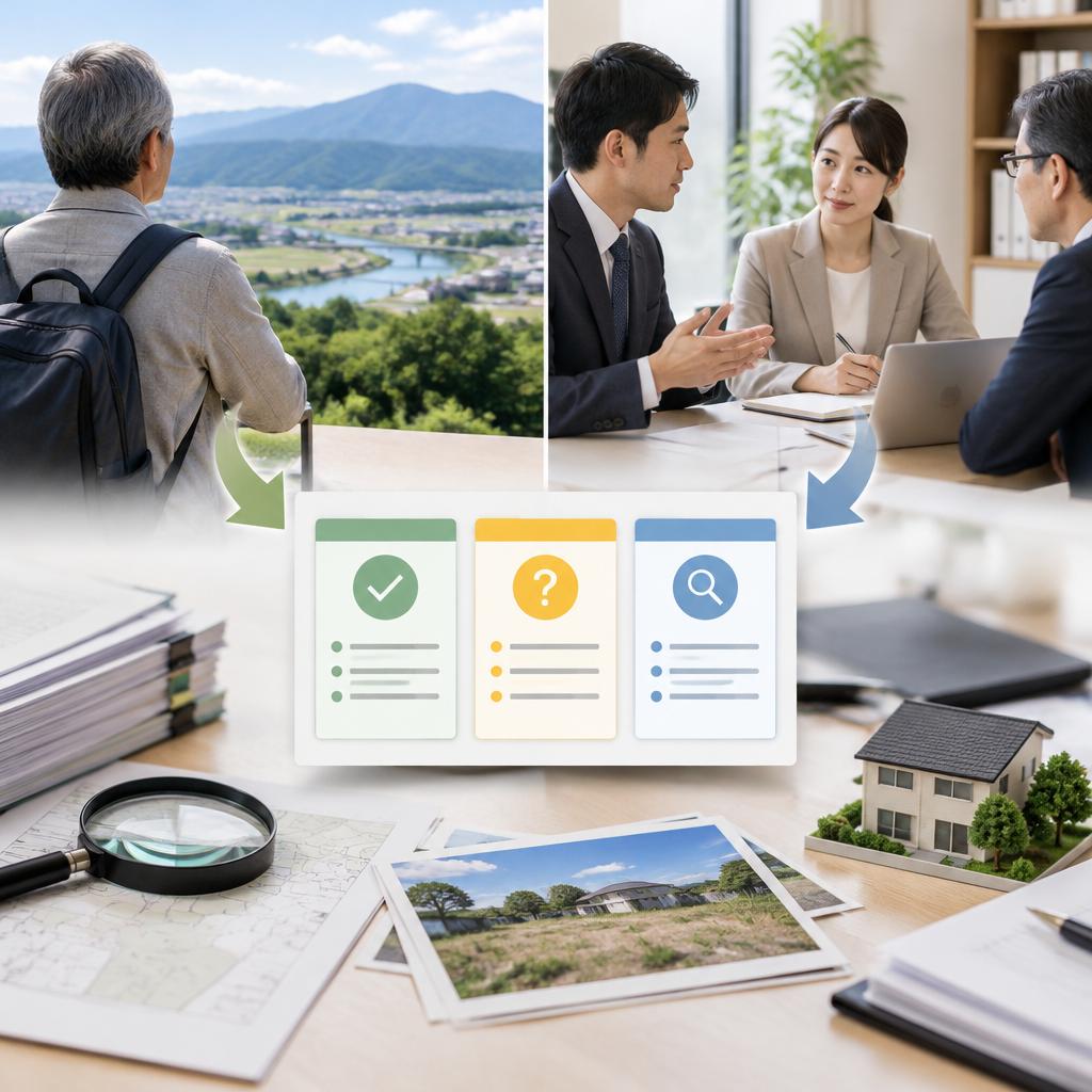 現地へ何度も行けない方へ。確認内容と未確認事項を明確に