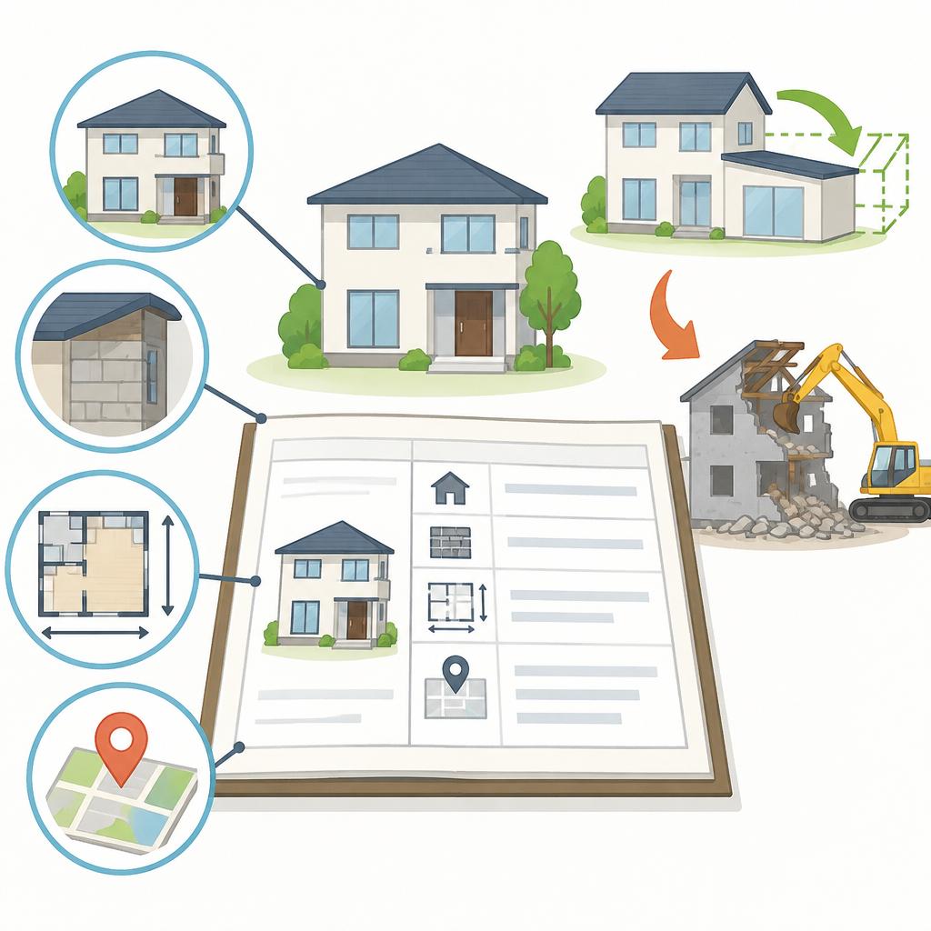 建物の登記には、どんなことが記録されている？