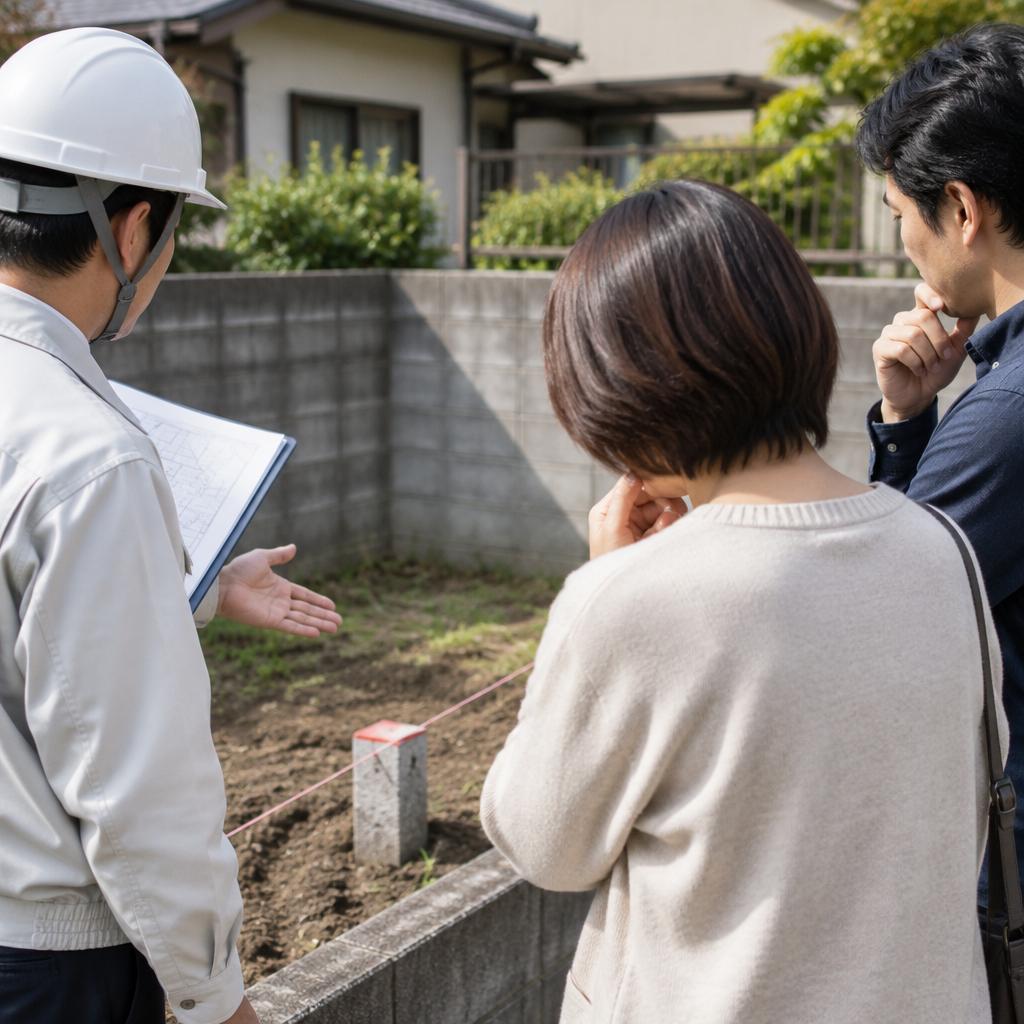 立会いに参加することと、境界に同意することは別です